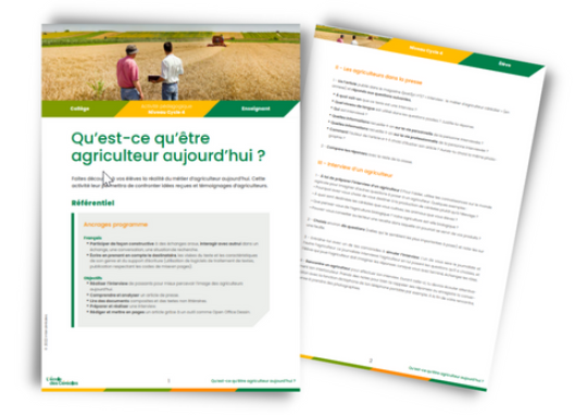 Qu'est-ce qu'être agriculteur aujourd'hui ? Qu'est-ce qu'être agriculteur aujourd'hui ?